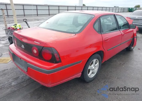 2004 Chevrolet Impala from USA, damaged, VIN 2G1WF52E649466325